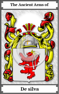 De silva Family Crest Download (JPG)  Book Plated - 150 DPI